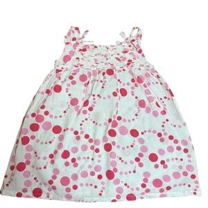 RIM ZIM Kids Pink Polka Dot Smocked Dress Size 3T